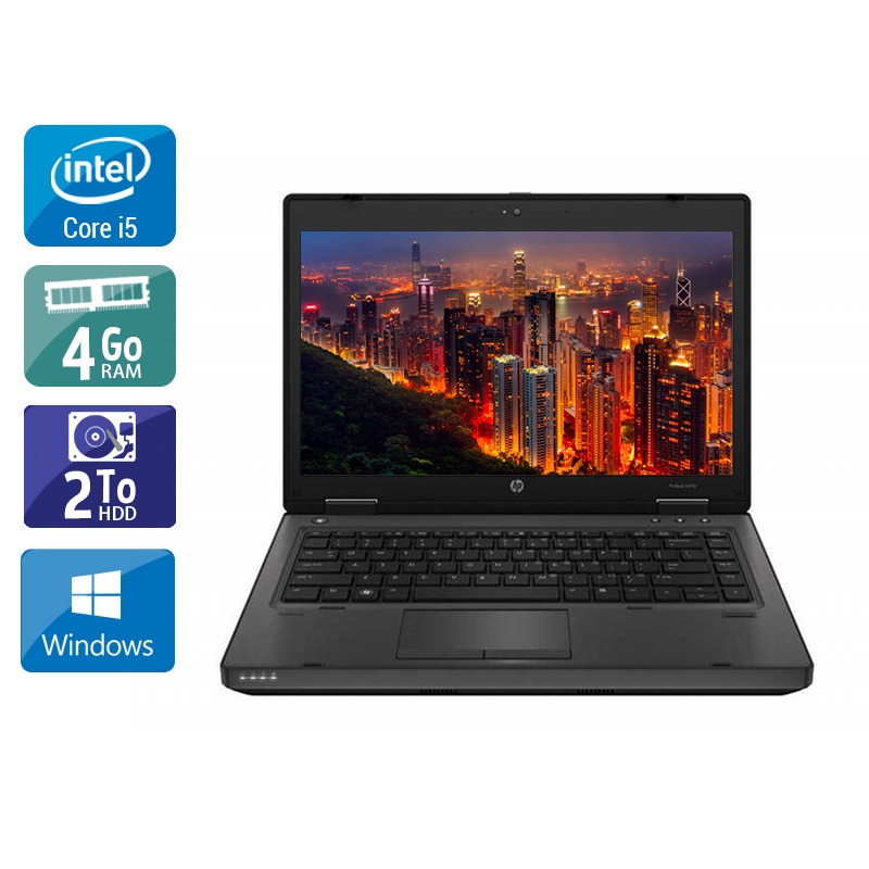 HP ProBook 6470b 14" i5  - 4Go RAM 2To HDD Windows 10