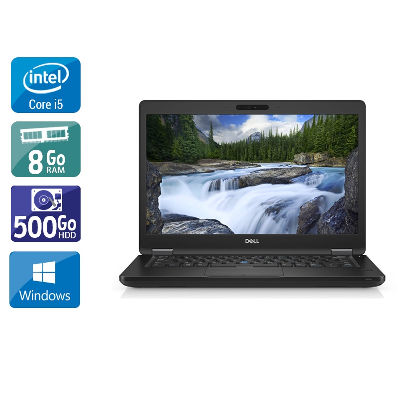 Dell Latitude 5490 i5 Gen 7 - 8Go RAM 500Go HDD Windows 10