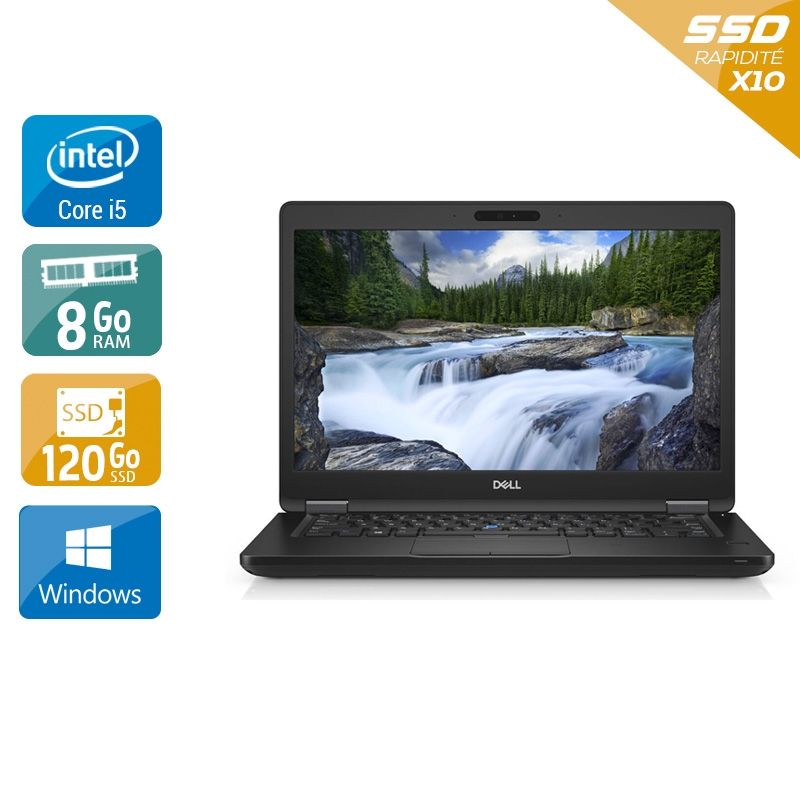 Dell Latitude 5490 i5 Gen 7 - 8Go RAM 120Go SSD Windows 10