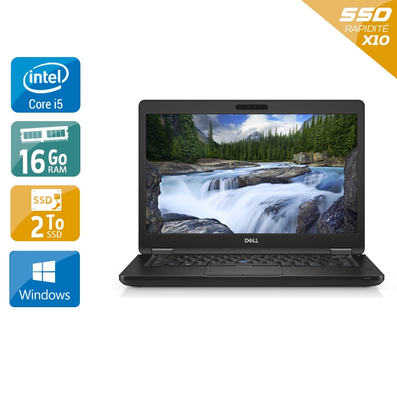 Dell Latitude 5490 i5 Gen 7 - 16Go RAM 2To SSD Windows 10