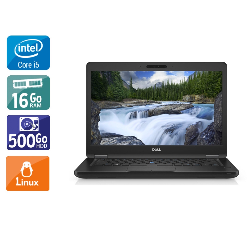 Dell Latitude 5490 i5 Gen 7 - 16Go RAM 500Go HDD Linux