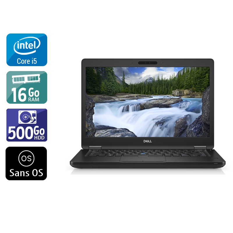Dell Latitude 5490 i5 Gen 7 - 16Go RAM 500Go HDD Sans OS