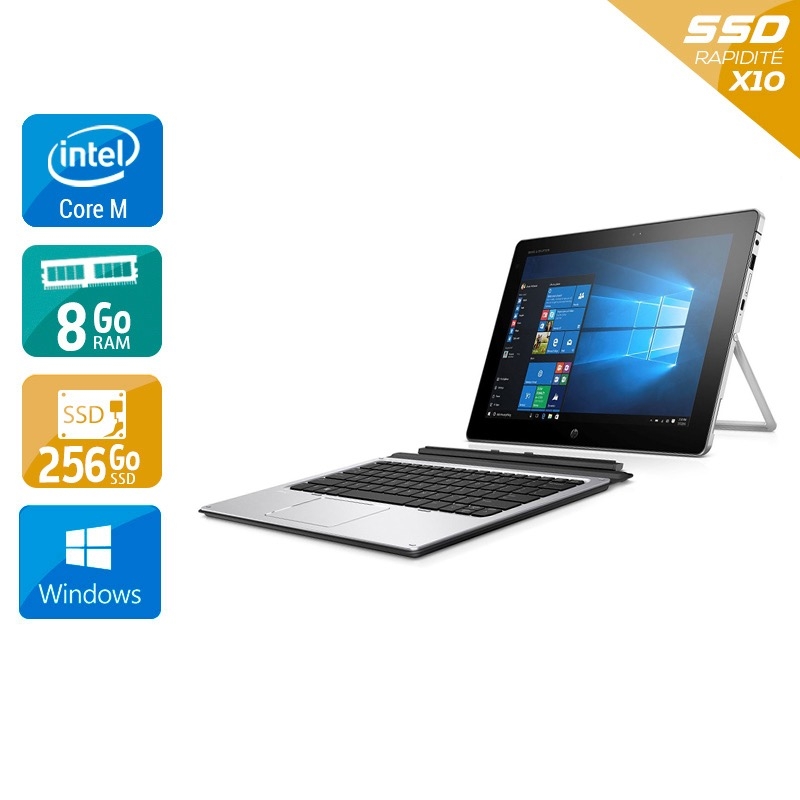 HP Elite X2 1012 G1 12" Core M7 6Y75 8Go RAM 256Go SSD Windows 10