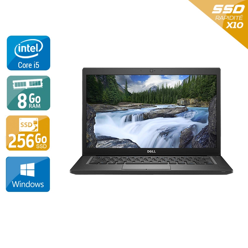 Dell Latitude 7490 i5 Gen 8 - 8Go RAM 256Go SSD Windows 10