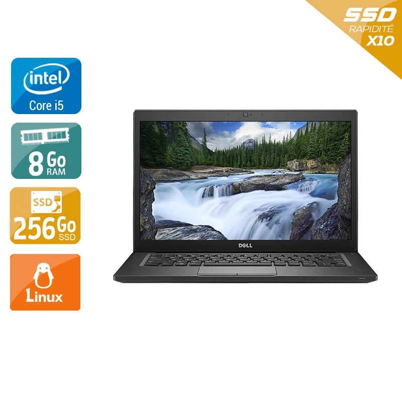 Dell Latitude 7490 i5 Gen 8 - 8Go RAM 256Go SSD Linux