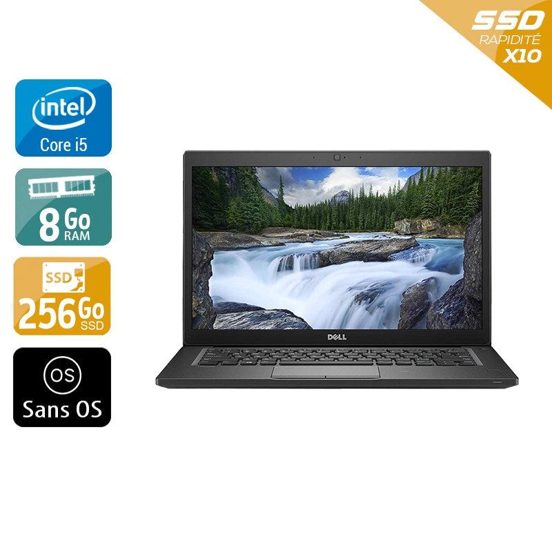 Dell Latitude 7490 i5 Gen 8 - 8Go RAM 256Go SSD Sans OS