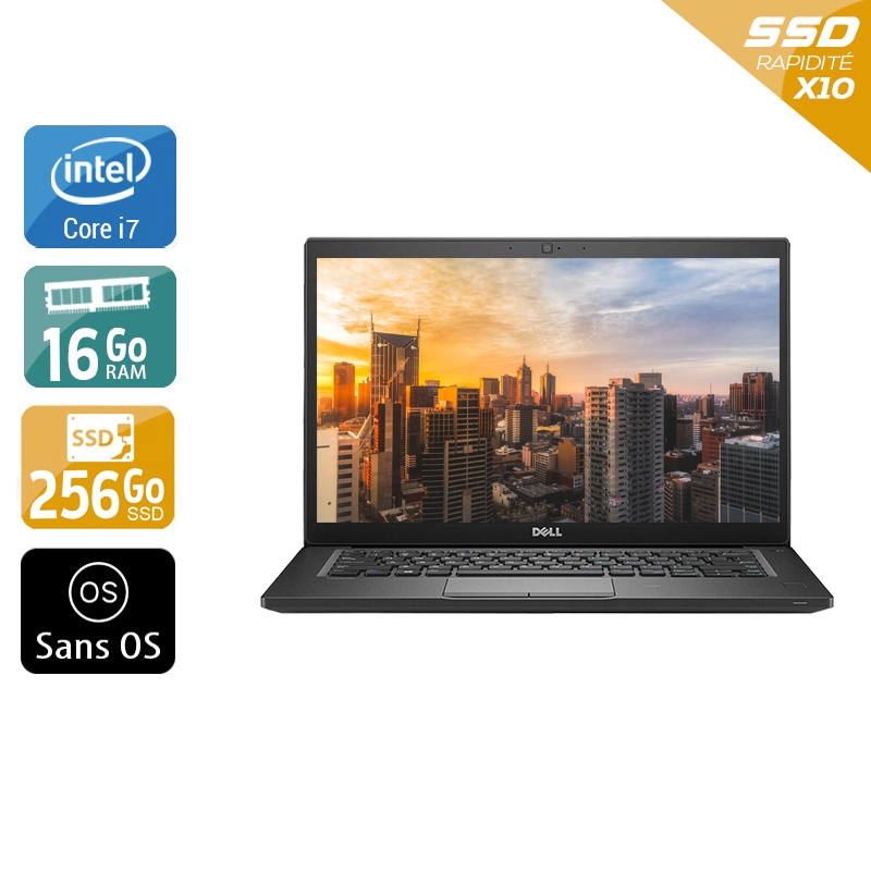 Dell Latitude 7490 i7 Gen 8 - 16Go RAM 256Go SSD Sans OS