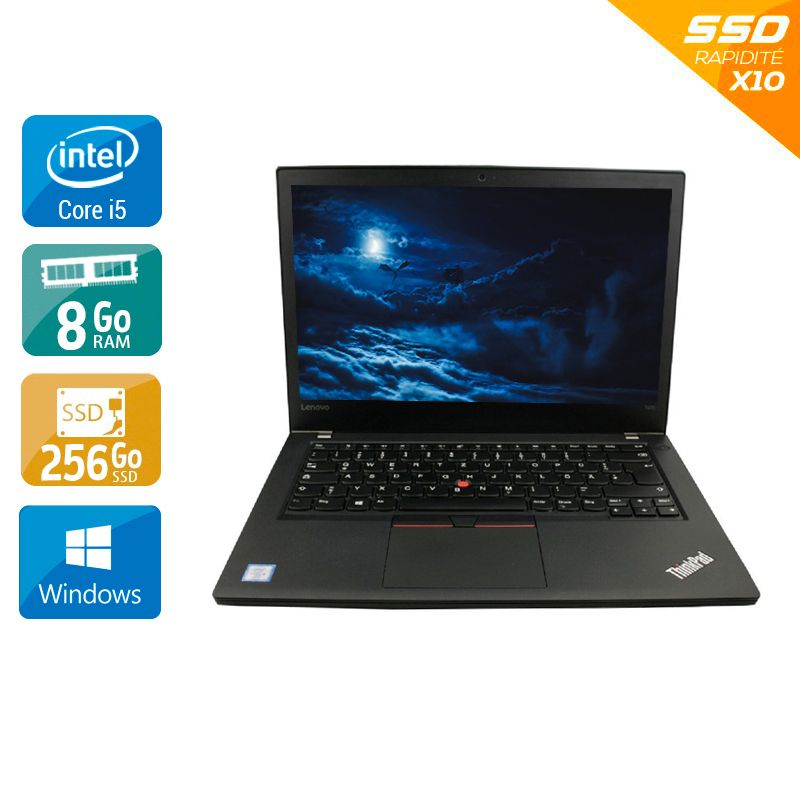 Lenovo ThinkPad L470 14" i5 Gen 6 - 8Go RAM 256Go SSD Windows 10