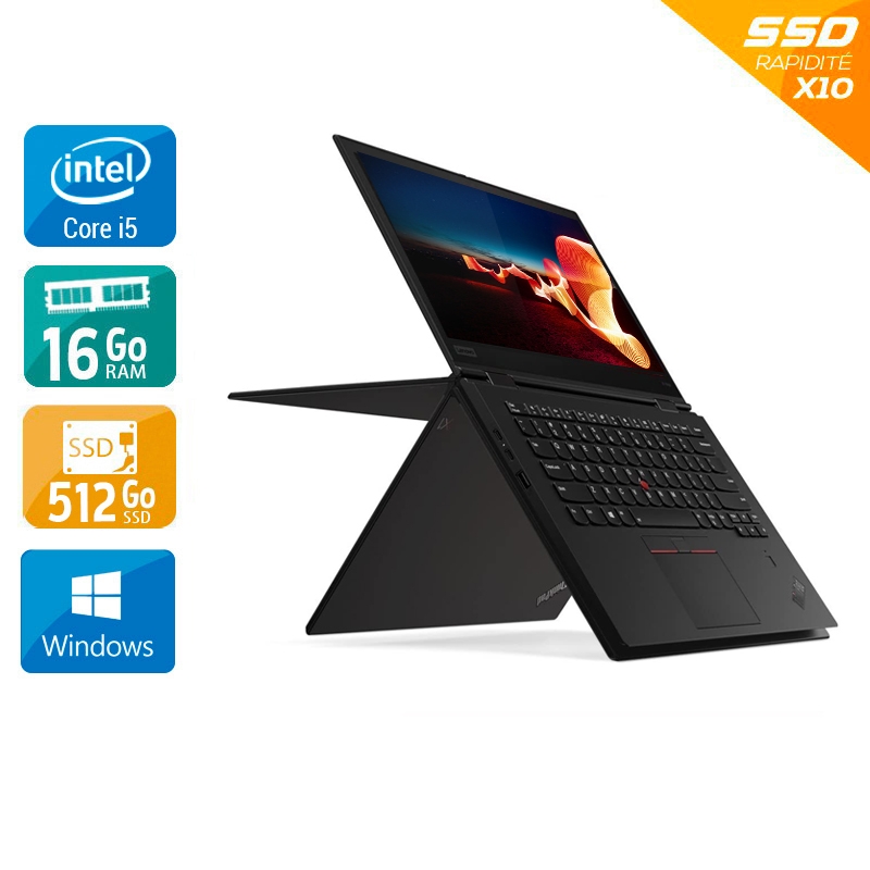 Lenovo ThinkPad X1 Yoga G3 14" i5 Gen 8 16Go RAM 512Go SSD Windows 10