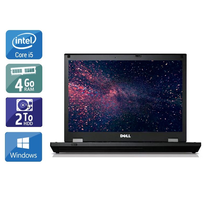 Dell Latitude E5410 i5 4Go RAM 2To HDD Windows 10