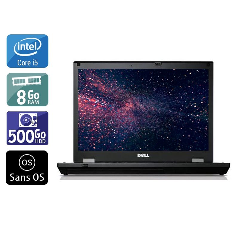 Dell Latitude E5410 i5 8Go RAM 500Go HDD Sans OS