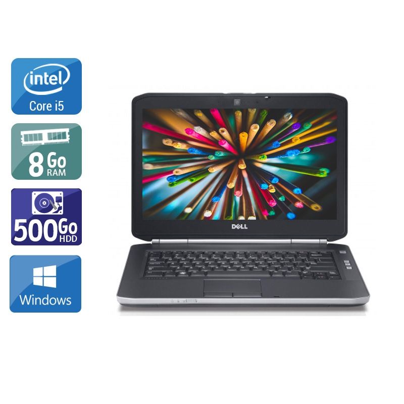 Dell Latitude E5420 i5 8Go RAM 500Go HDD Windows 10