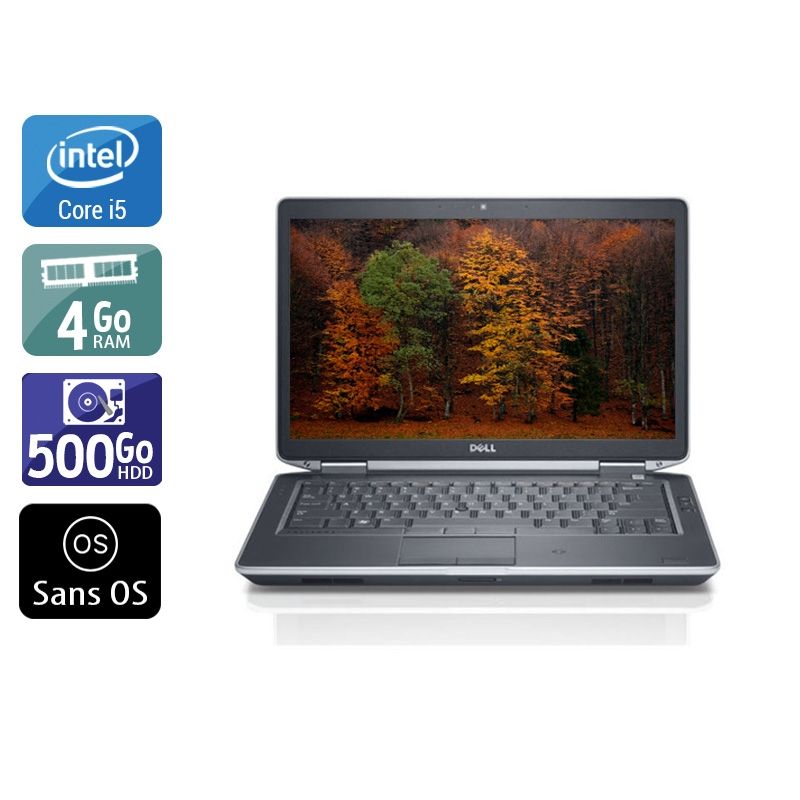 Dell Latitude E5430 i5 4Go RAM 500Go HDD Sans OS