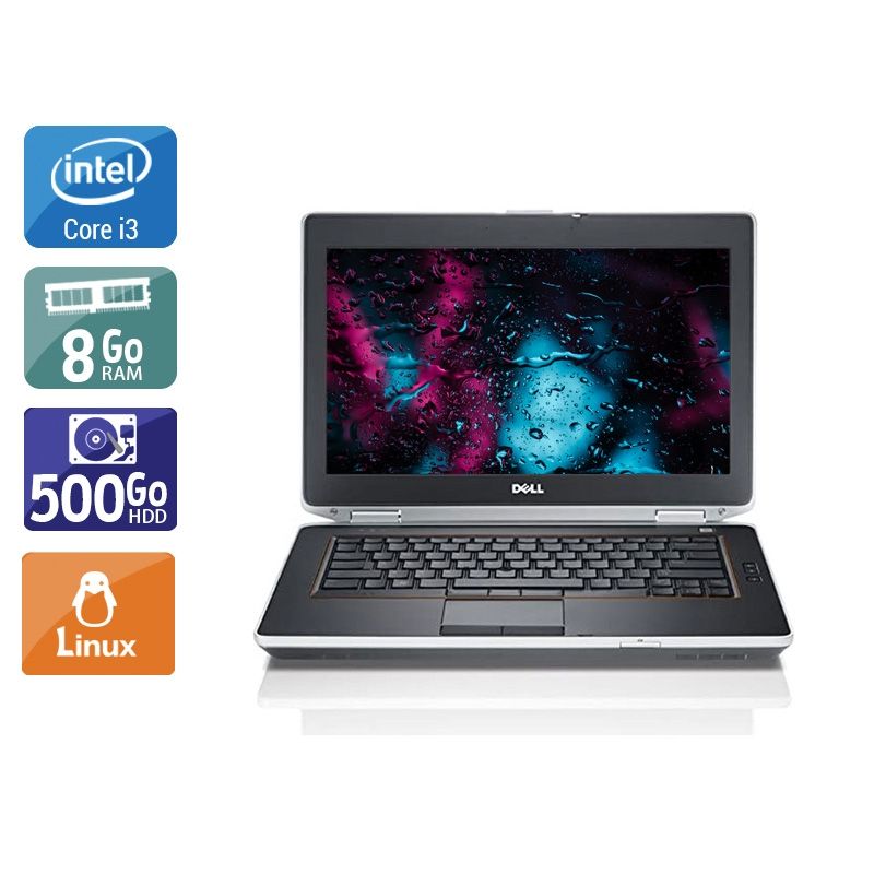 Dell Latitude E6420 i3 8Go RAM 500Go HDD Linux