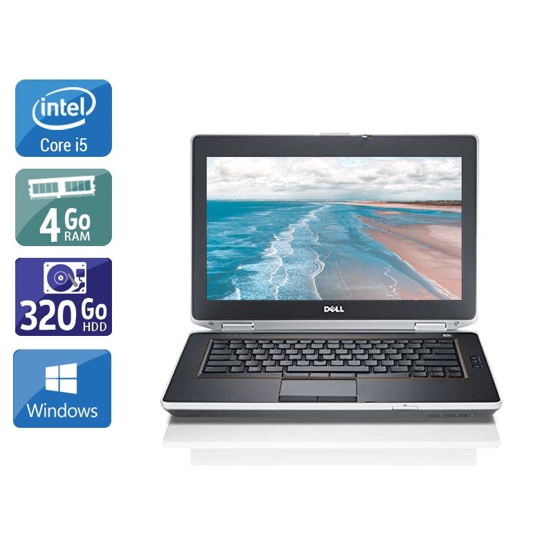 Dell Latitude E6420 i5 4Go RAM 320Go HDD Windows 10