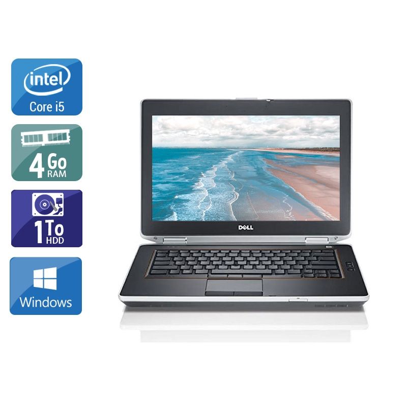 Dell Latitude E6420 i5 4Go RAM 1To HDD Windows 10