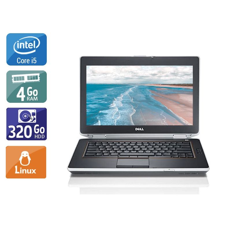 Dell Latitude E6420 i5 4Go RAM 320Go HDD Linux