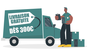 Livraison gratuite dès 300€ d'achat